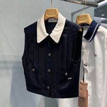 【日本未入荷】ロゴ入り プリーツマロカントップ