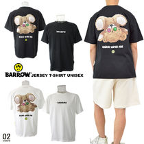 BARROW バロウ バックグラフィックプリント半袖Tシャツ 海外限定