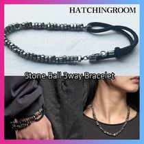 【SOUI.HATCHINGROOM】Stone Ball 3way Bracelet ブレスレット