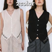 polysooem★韓国★人気★STUDDED WESTERN VEST_ONZI EDITION 2色