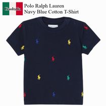 Polo Ralph Lauren Navy Blue Cotton T-Shirt