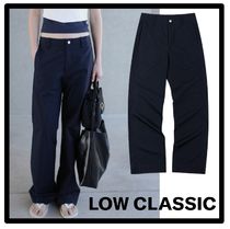 ★送料・関税込★LOW CLASSIC★PAPER STRAIGHT-FIT PANTS★