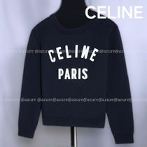 直営ショッパー付♪CELINE コットン クルーネック セーター