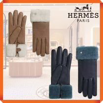 【上品な印象に♪】HERMES Honorine グローブ