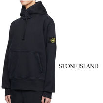 関税込【STONE ISLAND】ネイビー 66455 ロゴ フーディ