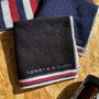 Tommy Hilfiger ハンカチ 【TOMMY HILFIGER】ブランド ロゴ 配色 コットン ハンカチ(12)