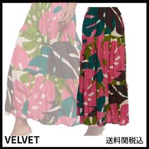 送料関税込み★VELVET★リディアプリントコットンシルクマキシ