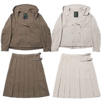 ROCKFISH WEATHERWEAR★HOODED DOUBLE JACKET&SKIRT SET UP_2色