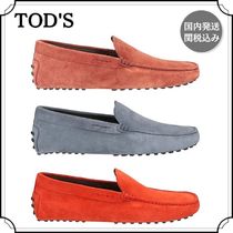 TOD'S トッズ メンズ レザー ドライビングシューズ ロゴ 関税込