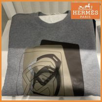 〈コットン100%♪〉HERMES クルーネックセーター