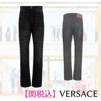 【関税込】VERSACE　ロゴプリントジーンズ