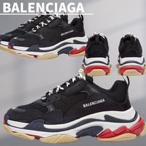 人気★関税込【BALENCIAGA】トリプル S トレーナー BLACK/RED