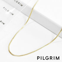 ≪PILGRIM≫60cm ボックス チェーン 華奢 ネックレス ゴールド