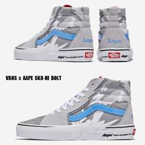 VANS x AAPE SK8-HI BOLT★コラボ★兼用★AAPE GREY/BLUE