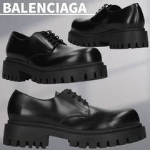 関税込【BALENCIAGA】Sergent レザーダービーシューズ