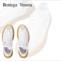 【Bottega Veneta】スエードトリムスニーカー ホワイト