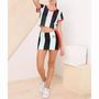 PUMA セットアップ 関税送料込♪PUMA X DUA LIPA/Striped Slim Tee ＆ Mini Skirt(12)