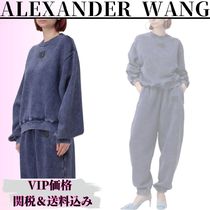 24FW◆関送込【ALEXANDER WANG】エッセンシャル*ロゴ*スウェット