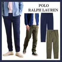 【POLO RALPH LAUREN】ストレートリネンドローストリング パンツ