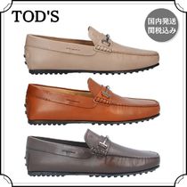 TOD'S トッズ メンズ レザードライビングシューズ メタル 関税込