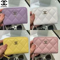 輝かしいアイテム♡ロゴ【CHANEL】ジップ付き小銭入れ