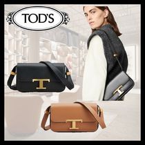 《TOD’S》T タイムレス ショルダーバッグ (マイクロレザー)