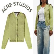 【Acne Studios】ライムグリーン カーディガン☆送料関税込み☆