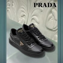 PRADA★ブラックレザーダウンタウンスニーカー