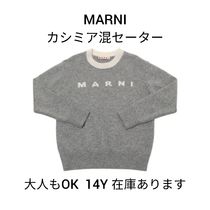 【MARNI】ロゴ ニット セーター 大人もOK カシミヤ混