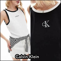 関税込★Calvin Klein★モノロゴ コントラスト タンクトップ