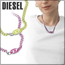 国内直営【DIESEL】Stainless steel chain necklace