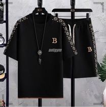 カジュアルセットアップ M〜3XL 半袖Tシャツ ハーフパンツ