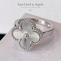 国内発送【VanCleef＆Arpels】Vintage Alhambra ギヨシェ リング