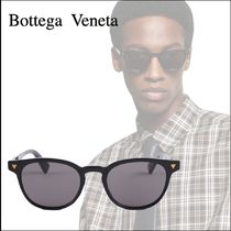 【Bottega Veneta】パントス ラウンドサングラス ブラック