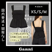 ＊人気＊ Ganni / ガニー　　ストラップ スモックトップス