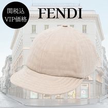 関税込★VIP価格 【FENDI】コットン製ベースボール キャップ