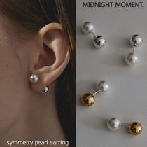 【MIDNIGHT MOMENT】symmetry pearl earring ピアス☆送料関税込