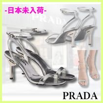 【直営店】PRADA メタリックレザーサンダル