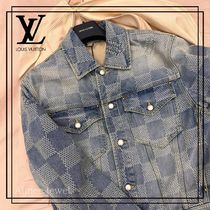 ＊お洒落＊【LouisVuitton】ダミエ ウォッシュデニムジャケット