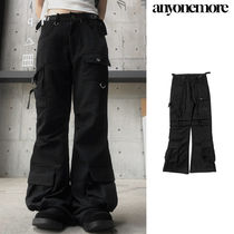 【Anyone more】D-ring Cargo Pocket Bootcut Pants