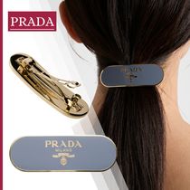 【上品★ギフトに】PRADA『メタル ヘアクリップ』送料込