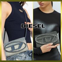 【特価！関税送料込】DIESEL 1DR ストラップ付き デニム 長財布