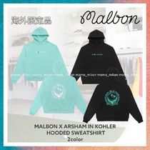 【malbon golf】MALBON X ARSHAM IN KOHLER HOODED SWEATSHIRT