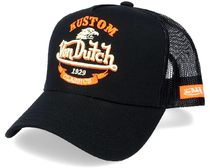 【Von Dutch】 ボンダッチ  Black Trucker ユニセックスキャップ