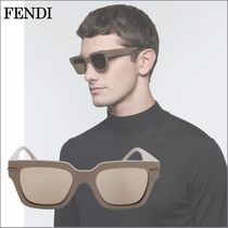 【FENDI】スクエア サングラス ブラウン