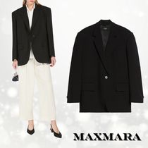 【MaxMara】NERO oversize セットインスリーブ ブレザー「新作」