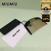 6万取引突破★UPS速達便利用！【MIUMIU】5IF151 2CPX_ヘアコーム