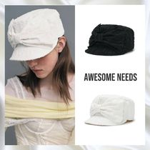 【韓国 AWESOME NEEDS】BELLBOY CAP_RIBBON