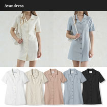 ★2024SS新作★AVANDRESS★linen jacket dress