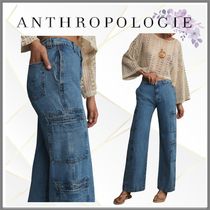 【Anthropologie】Hudsonカーゴ ハイライズワイドレッグジーンズ